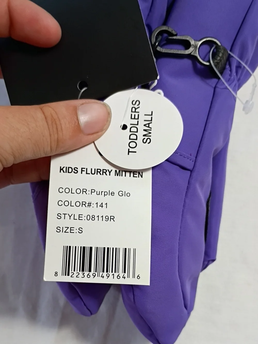 NWT Boulder Gear Toddler Girls Small Flurry Purple Mittens Winter